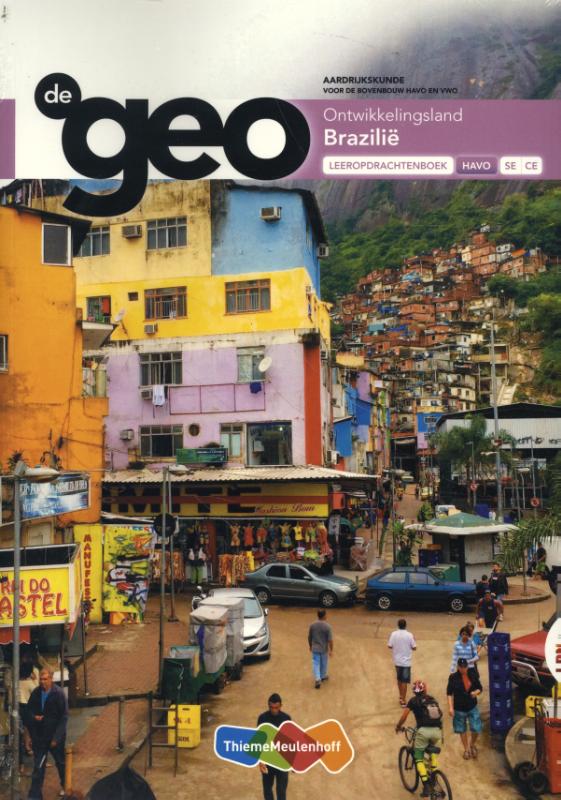 Omslag van De Geo LRN-line online + boek 5 havo Brazilië