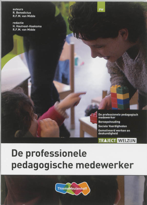 Omslag van De professionele pedagogisch werker