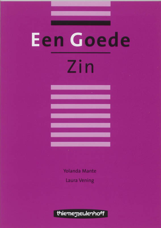 Omslag van Een goede zin