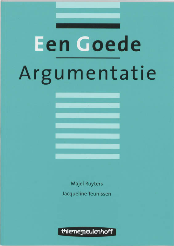 Omslag van Een goede argumentatie