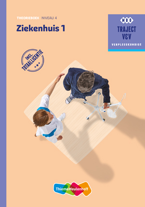 Omslag van Traject Combipakket Ziekenhuis deel 1 niv 4 boek en totaallicentie 1 jaar