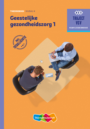 Omslag van Traject Combipakket Geestelijke gezondheidszorg deel 1 niv 4 boek en totaallicentie 1 jaar