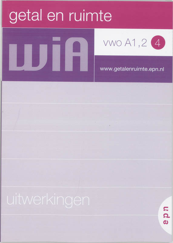 Omslag van Uitwerkingen