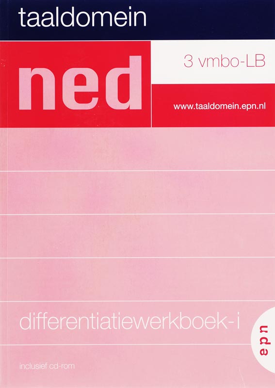 Omslag van Differentiatiewerkboek-i