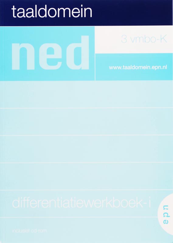 Omslag van Differentiatiewerkboek-i