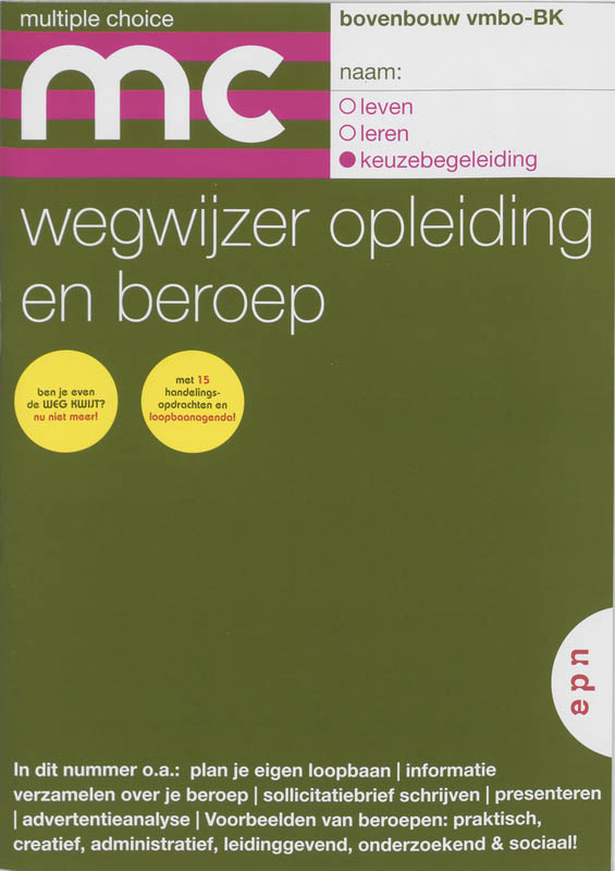 Omslag van Vmbo-BK