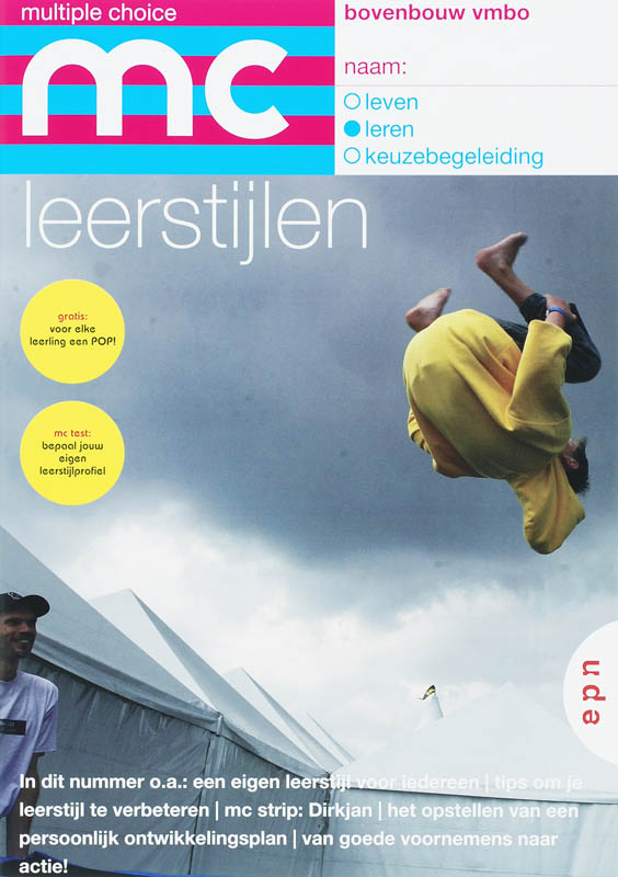 Omslag van Leerstijlen bovenbouw Vmbo