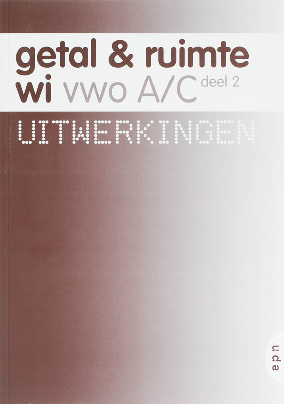 Omslag van uitwerkingen