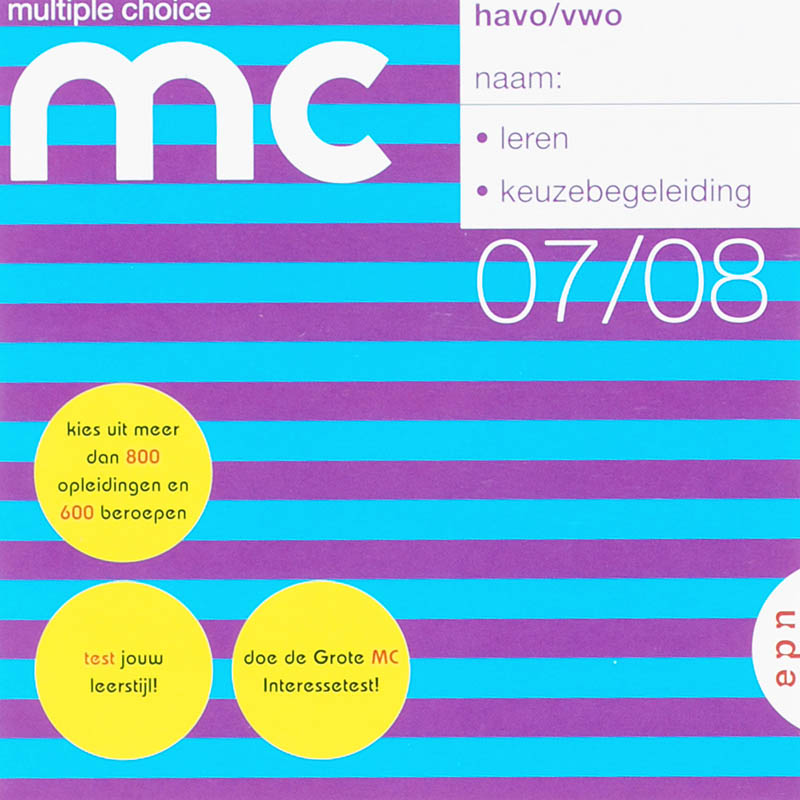 Omslag van Havo / Vwo 07/08