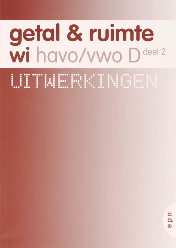 Omslag van Uitwerkingen