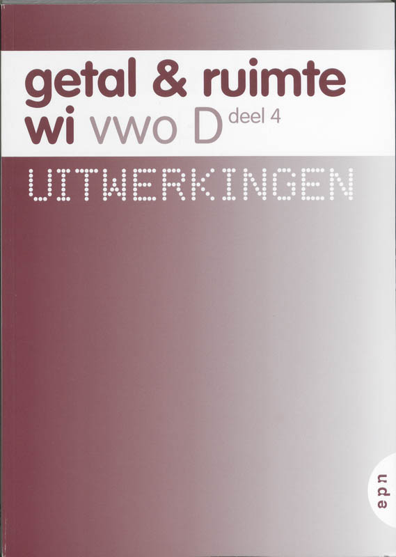 Omslag van Uitwerkingen