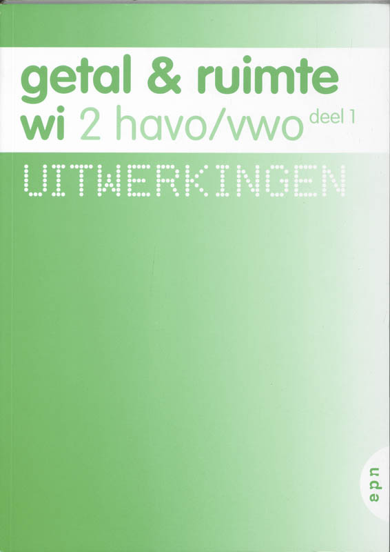 Omslag van Uitwerkingen