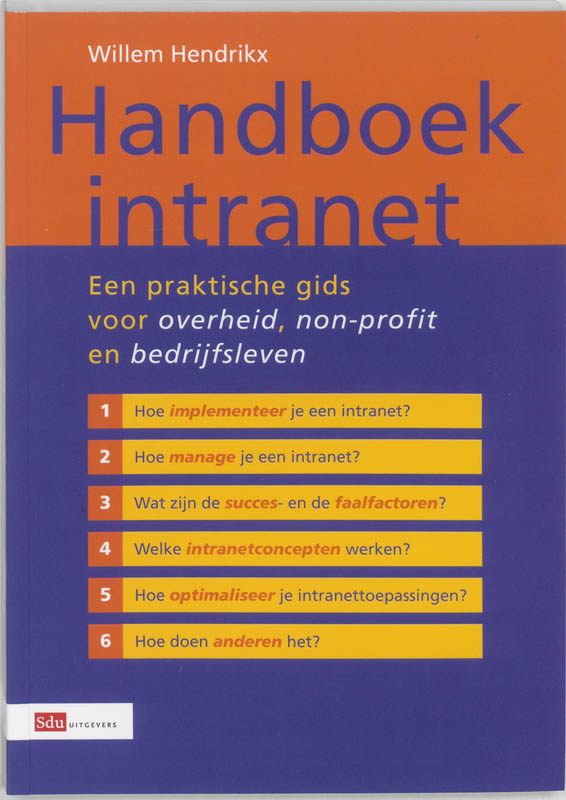Omslag van Handboek Intranet