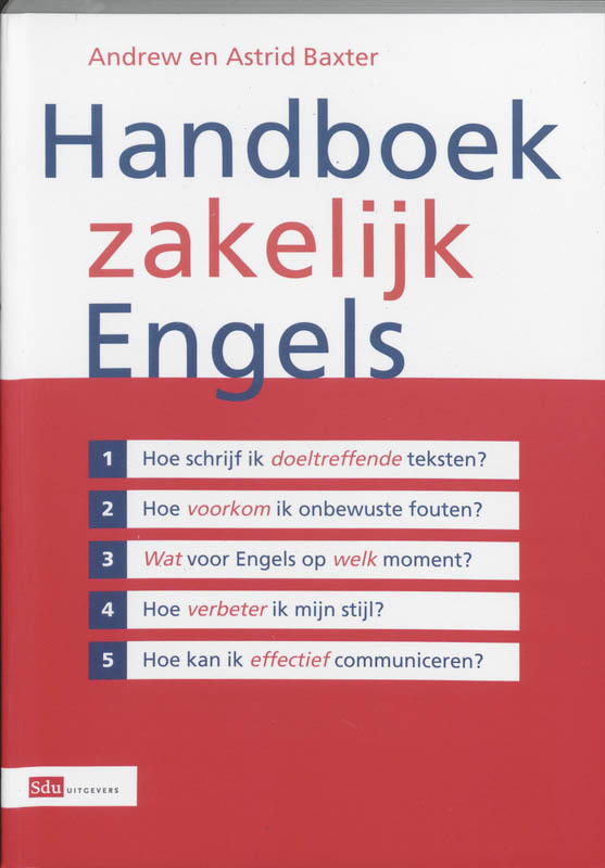 Omslag van Handboek zakelijk Engels