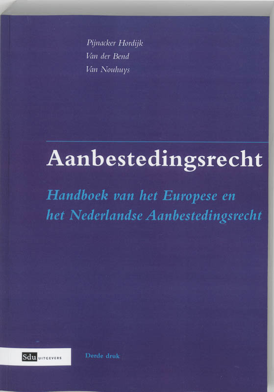 Omslag van Aanbestedingsrecht