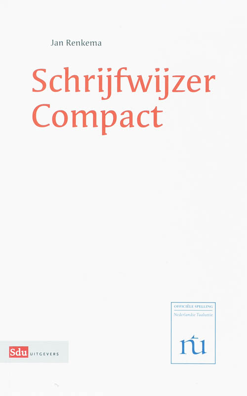 Omslag van Schrijfwijzer Compact