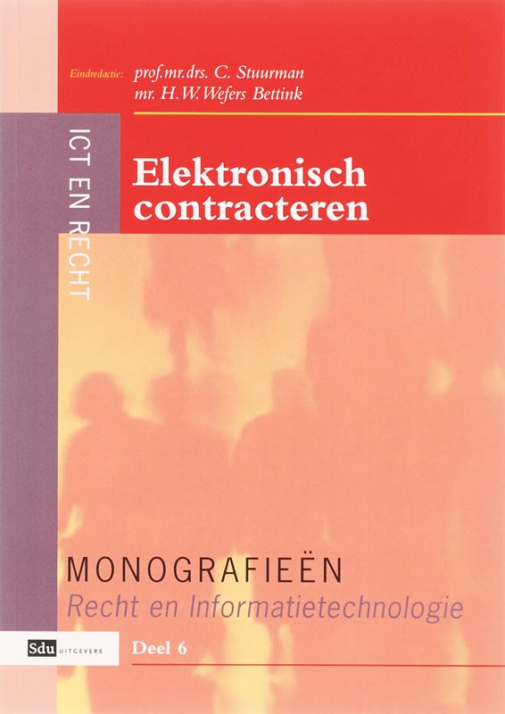 Omslag van Elektronisch Contracteren