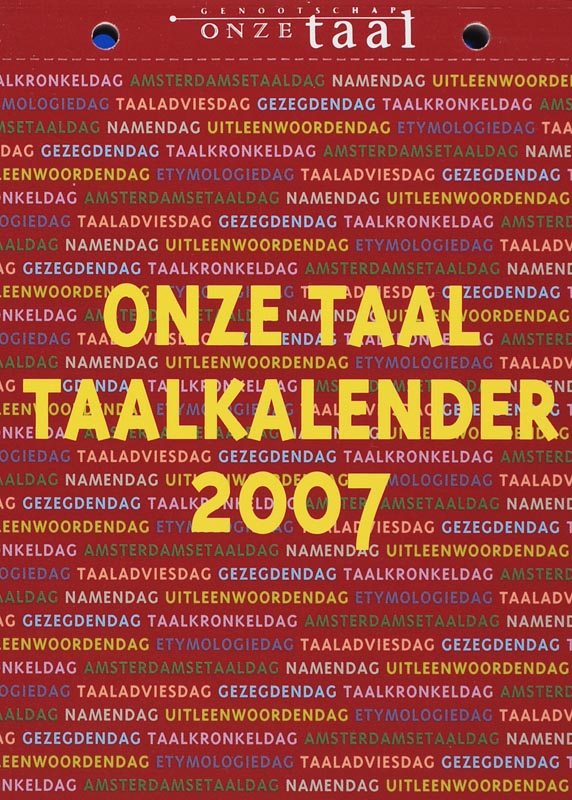 Omslag van 2007