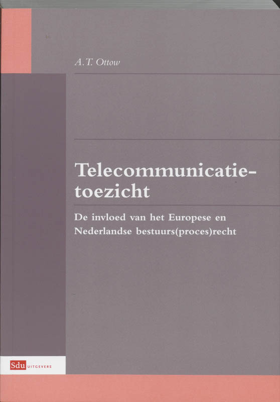 Omslag van Telecommunicatietoezicht