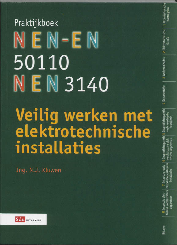 Omslag van Veilig werken met elektrotechnische installaties