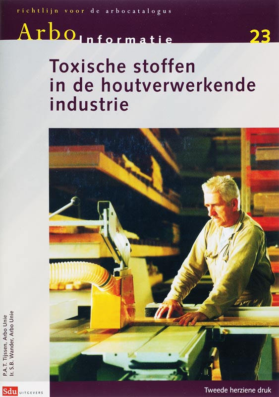 Omslag van 23 Toxische stoffen in de houtverwerkende industrie
