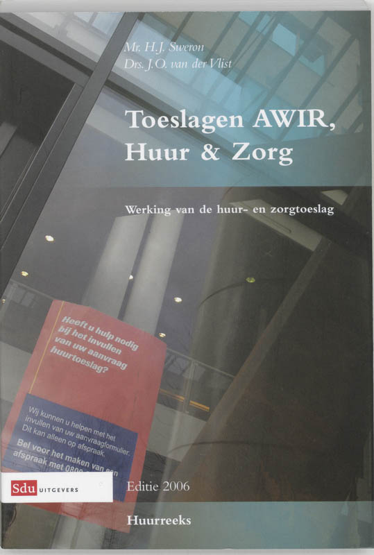 Omslag van Toeslagen Awir, Huur & Zorg