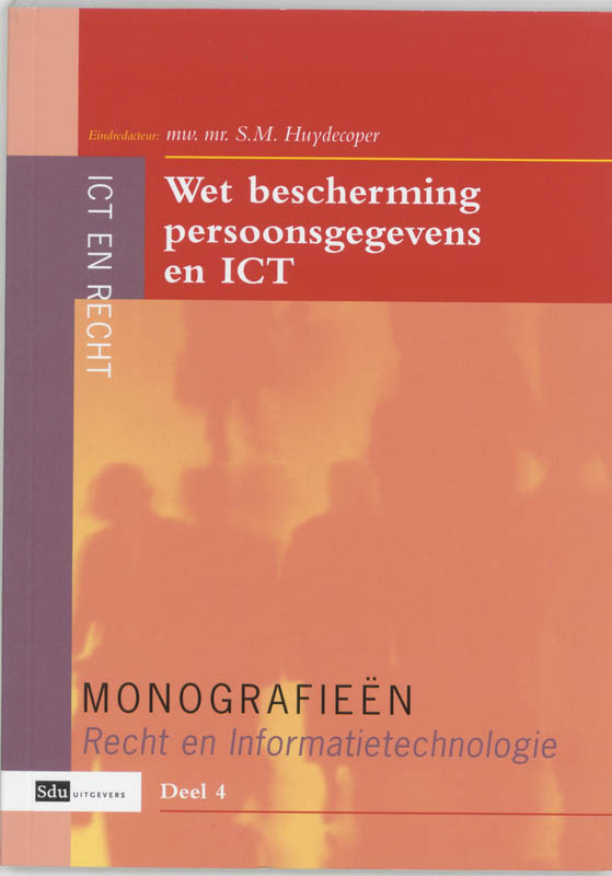 Omslag van Wet bescherming persoonsgegevens en ICT