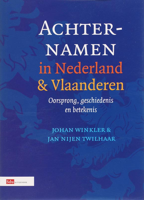 Omslag van Achternamen in Nederland en Vlaanderen