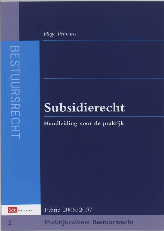 Omslag van Subsidierecht