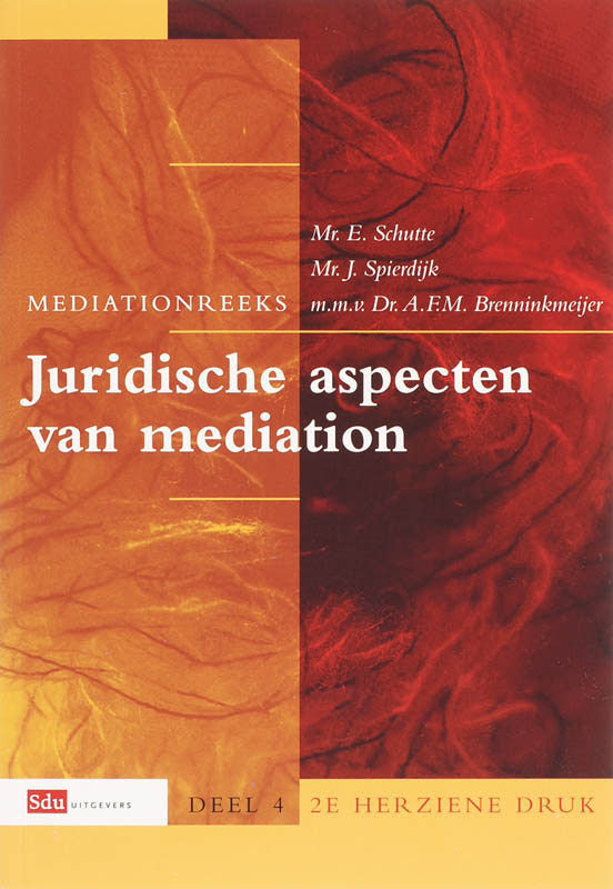 Omslag van Juridische aspecten van mediation