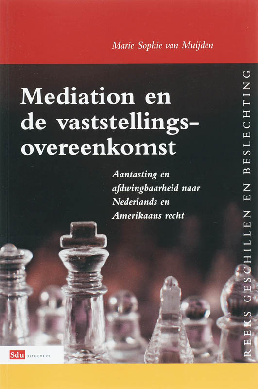 Omslag van Mediation en de vaststellingsovereenkomst