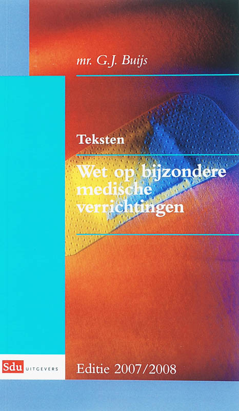 Omslag van Teksten wet bijzondere medische verrichtingen