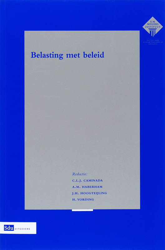Omslag van Belasting met beleid
