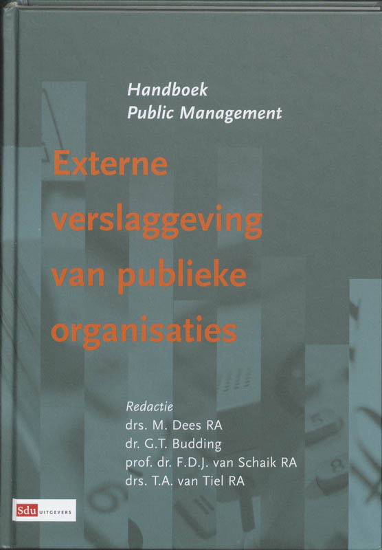 Omslag van Externe verslaggeving van publieke organisaties