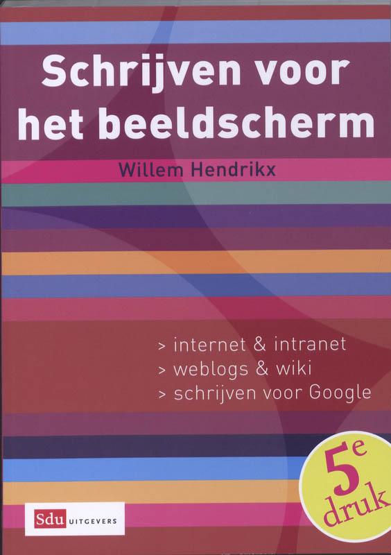 Omslag van Schrijven voor het beeldscherm
