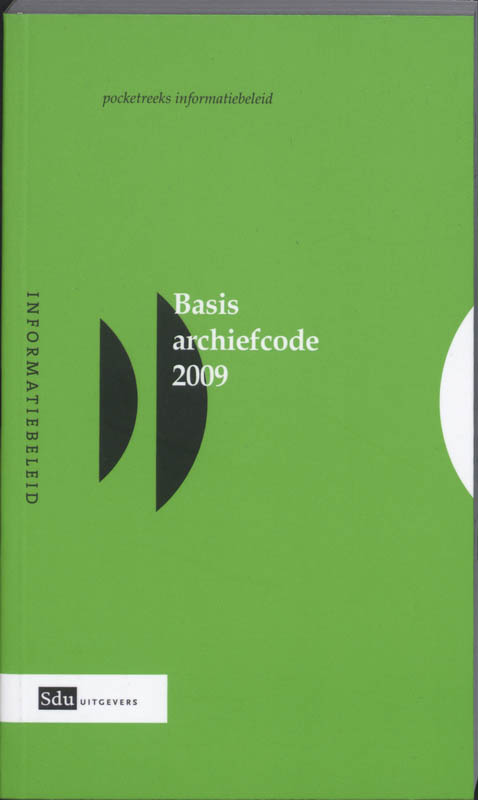 Omslag van Pocket Basisarchiefcode 2009