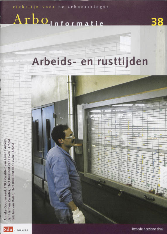 Omslag van 38 Arbeids- en rusttijden