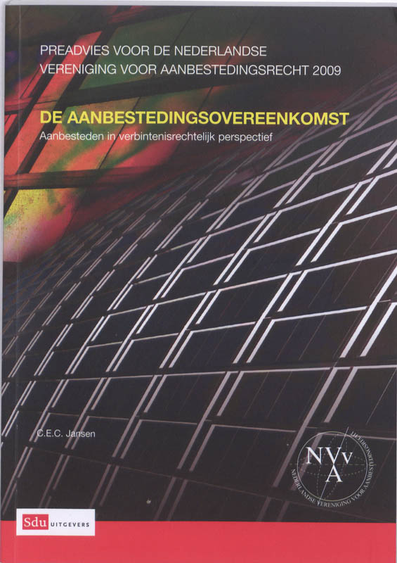 Omslag van De aanbestedingsovereenkomst