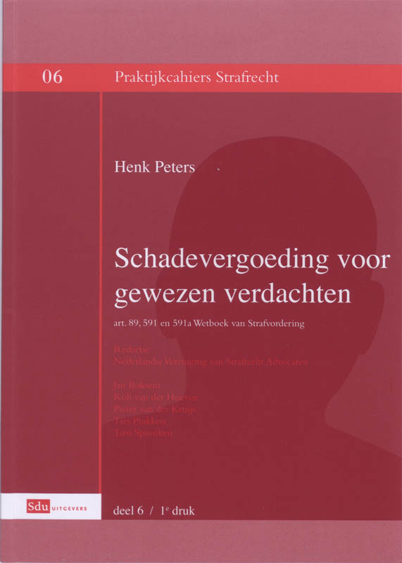 Omslag van Schadevergoeding voor gewezen verdachten
