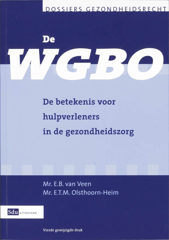 Omslag van De WGBO