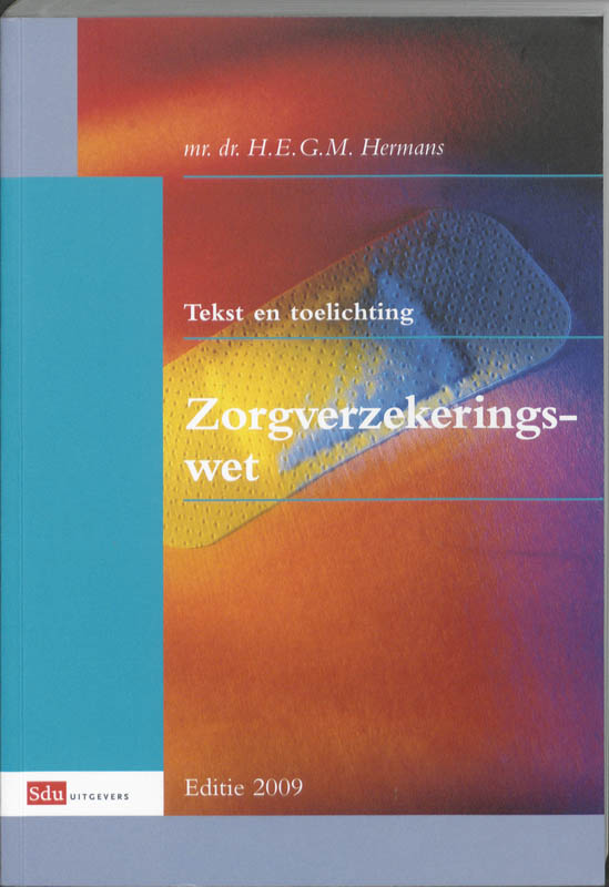 Omslag van Zorgverzekeringswet 2009