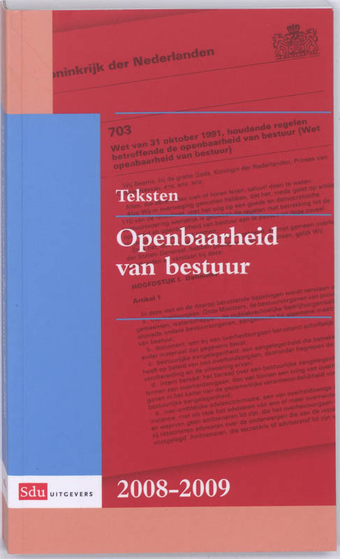 Omslag van 2008-2009