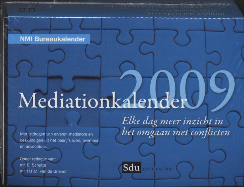 Omslag van NMI Bureaukalender 2009