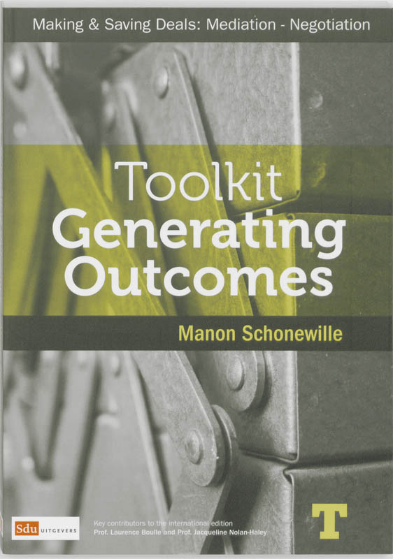 Omslag van Toolkit Generating Outcomes
