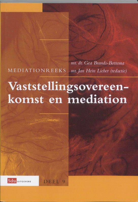 Omslag van Vaststellingsovereenkomst en mediation