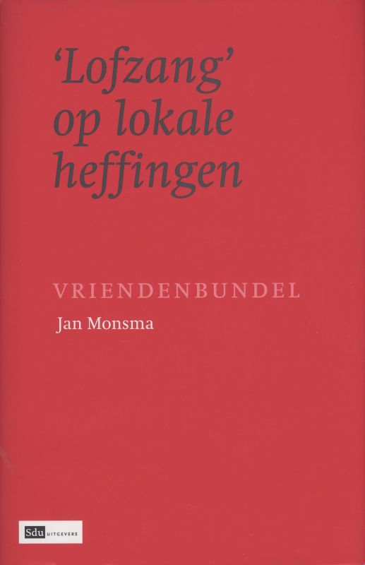 Omslag van Lofzang op lokale heffingen