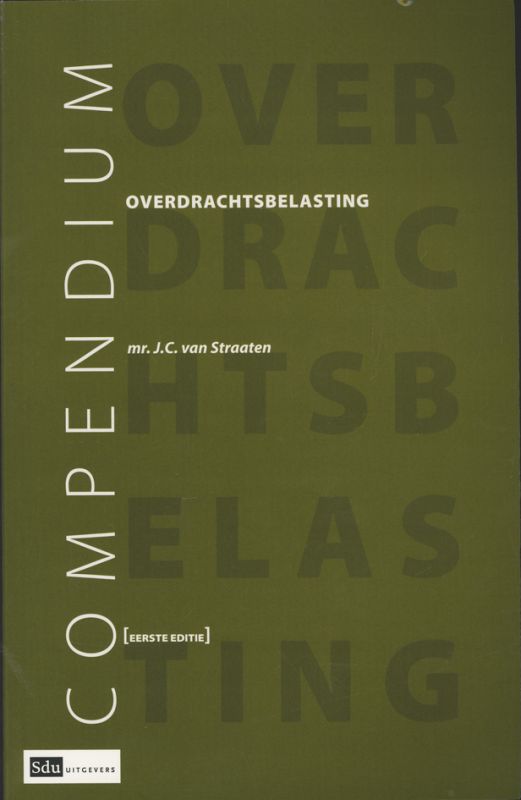 Omslag van Compendium Overdrachtsbelasting