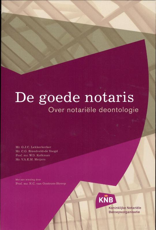 Omslag van De goede notaris