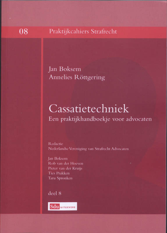 Omslag van Cassatietechniek