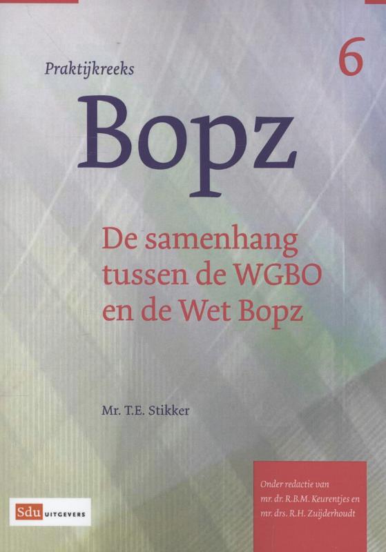 Omslag van De samenhang tussen de WGBO en de Wet Bopz